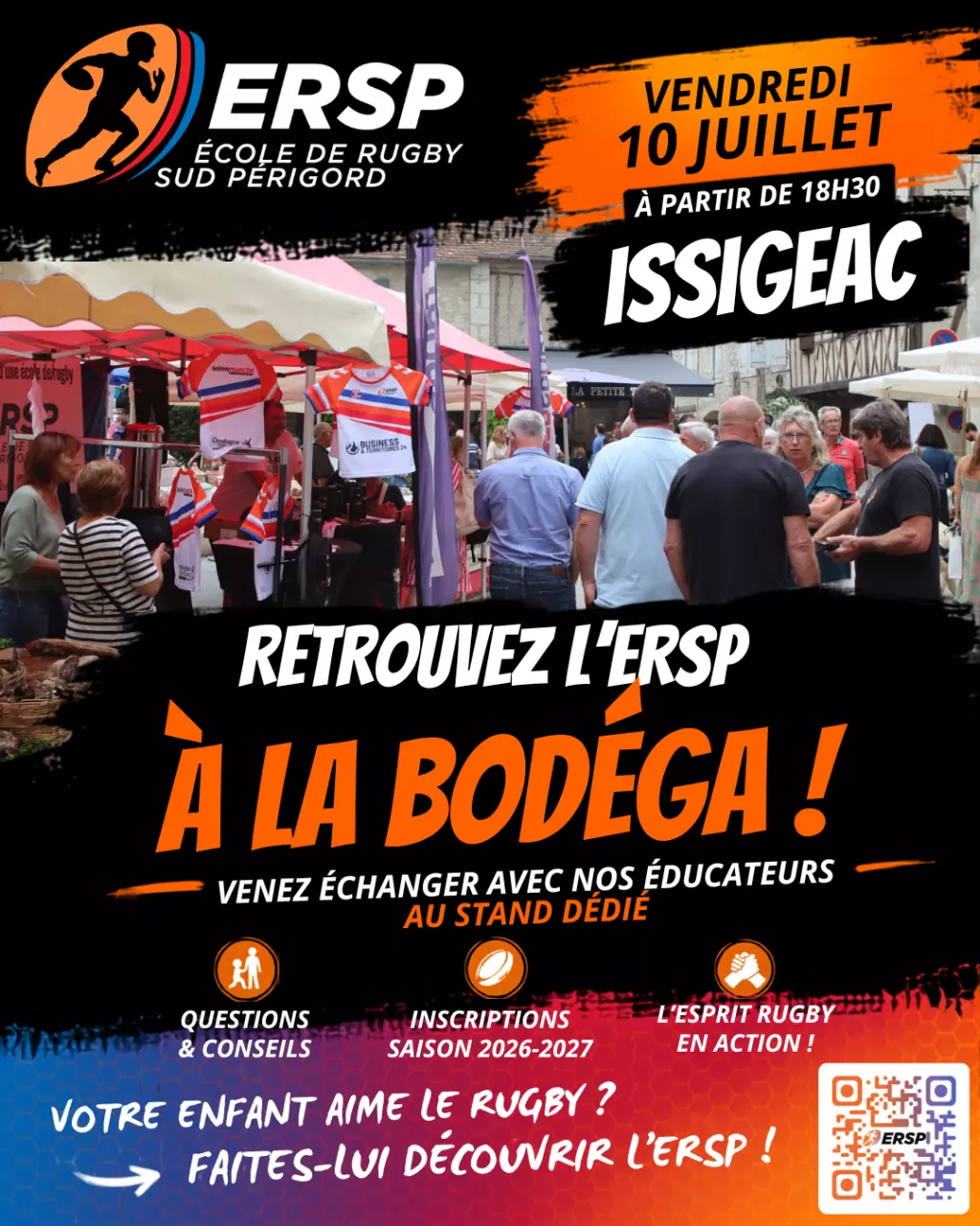 Image d'illustration pour l'actualité : Les inscriptions à l'École de Rugby Sud Périgord sont ouvertes !