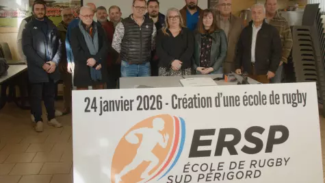 Image d'illustration pour l'actualité : L’École de Rugby Sud Périgord officiellement lancée